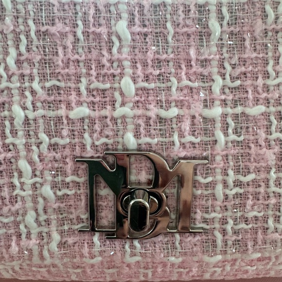 Badgley Mischka Pink Tweed Women’s Bag - Picture 2 of 9